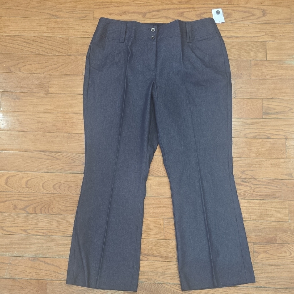 Fashion Bug Women's Charcoal Dress Pants